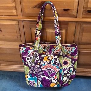 Vera Bradley floral tote bag